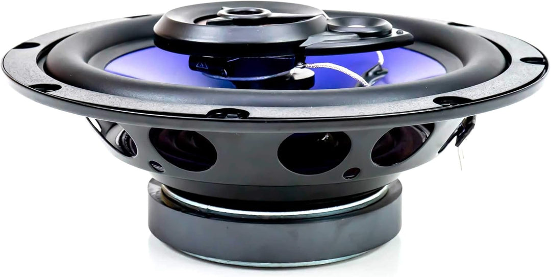 PNI HiFi650 Koaxial-Autolautsprecher, 120 W, 16,5 cm, 3 Pferde, inklusive Gitter 2er-Set