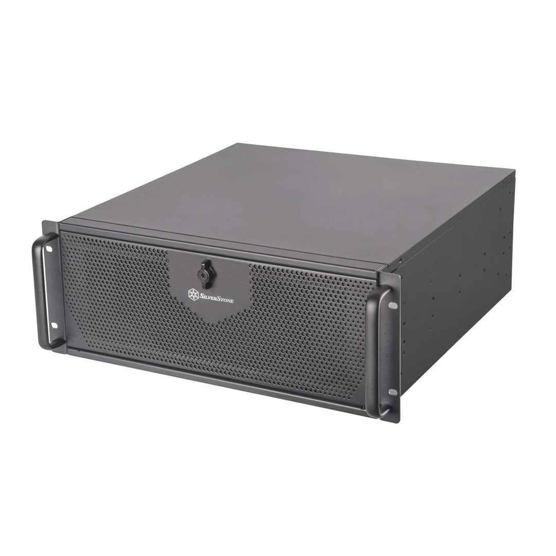 SilverStone Technology RM42-502, 4U Rackmount-Server Gehäuse, 240mm AIO, USB Typ-C, Kensington Schlo
