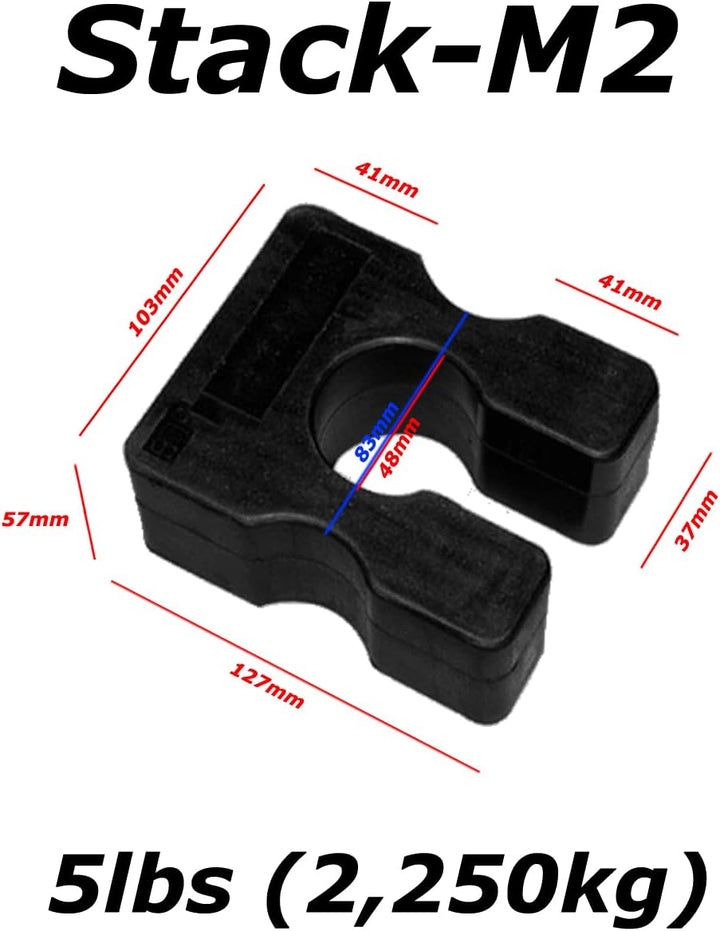 POWER-XTREME Abstufungsadapter für Body-Solid-Steckgewichtspakete | Weight Stack Adapter Plate | Var