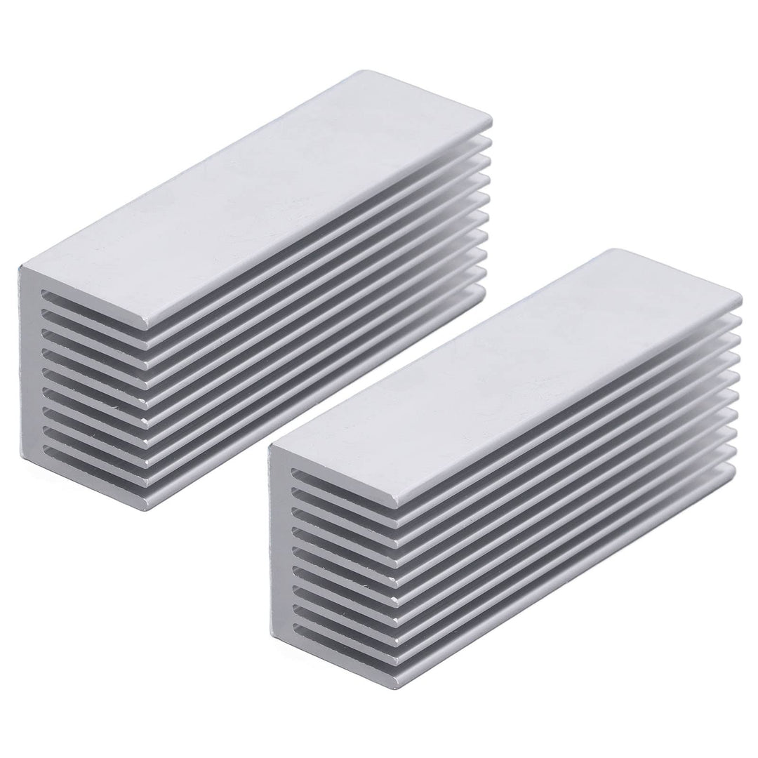 Kühlkörper, 2 Stück im Set Aluminium Kleine Und Kompakte Kühlkörper Heatsink für Leiterplatten und C
