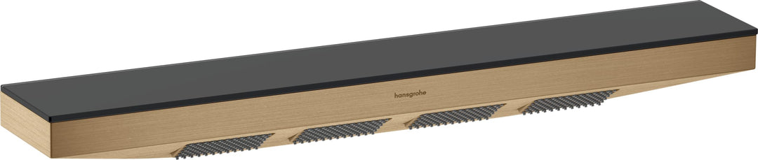 hansgrohe Schulterbrause mit Duschablage Rainfinity, mit 1 Strahlart (PowderRain) und Duschregal 50c