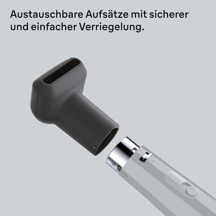 Braun Warmluftbürste AS2.21 – Leichte Föhnbürste mit runder Thermobürste und Trocknungsdüse, 800 W,