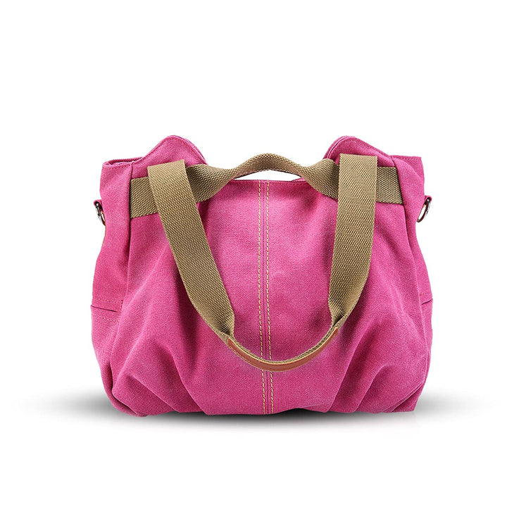NICOLE & DORIS Canvas Tasche Damen Tragetaschen für Damen Schultertaschen Umhängetasche Leinwand Han