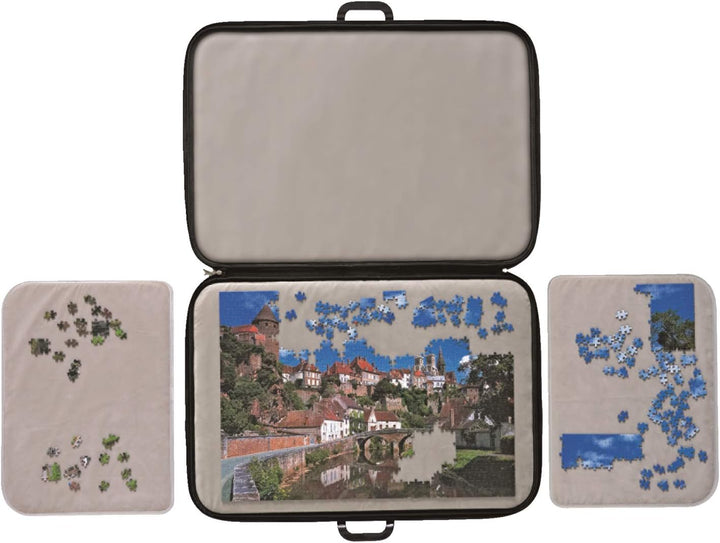 Portapuzzle Jumbo Puzzles 01039 Puzzle Mates Portapuzzle de Luxe bis 1000 Teile Puzzlezubehör