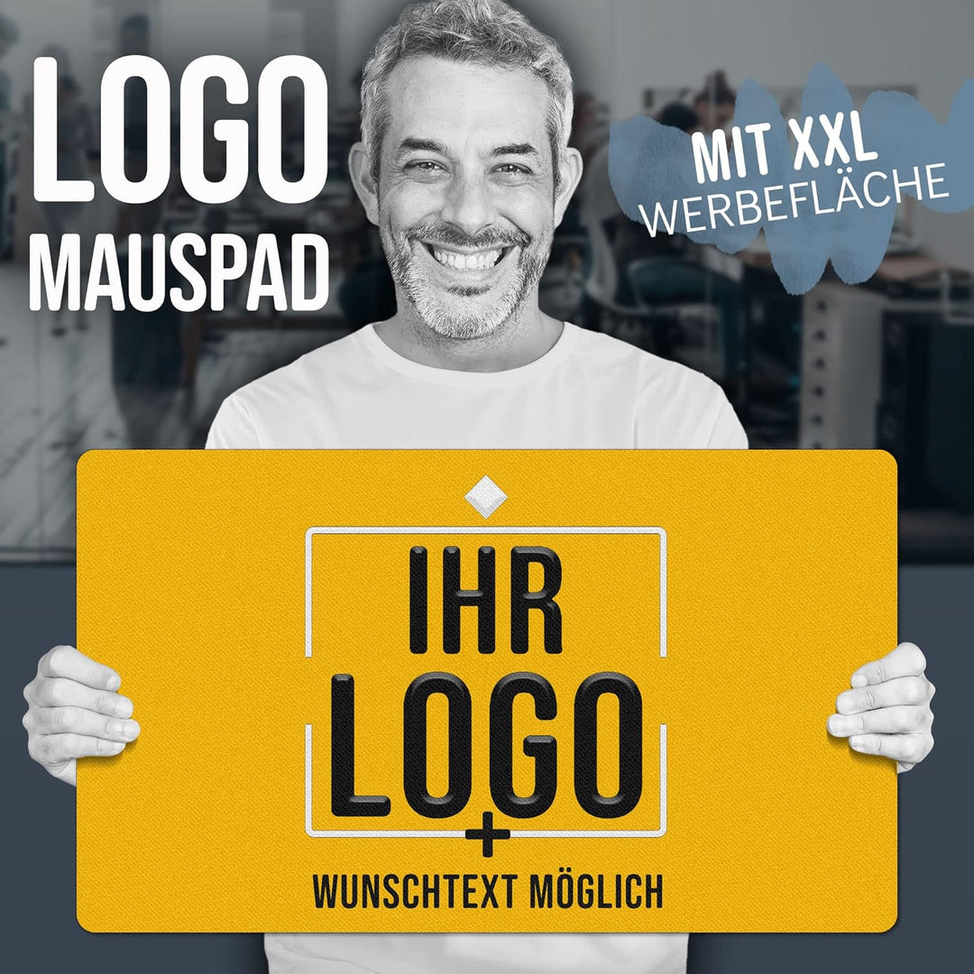Print Royal PR XXL Mousepad mit Logo und Text selbst gestalten - Personalisierte Geschenke für Chef