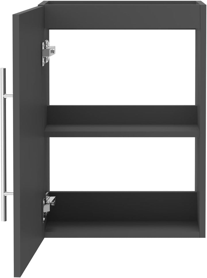 Waschbeckenunterschrank 45 cm Unterschrank MDF Waschtischunterschrank Badschrank Matt Anthrazit 45cm