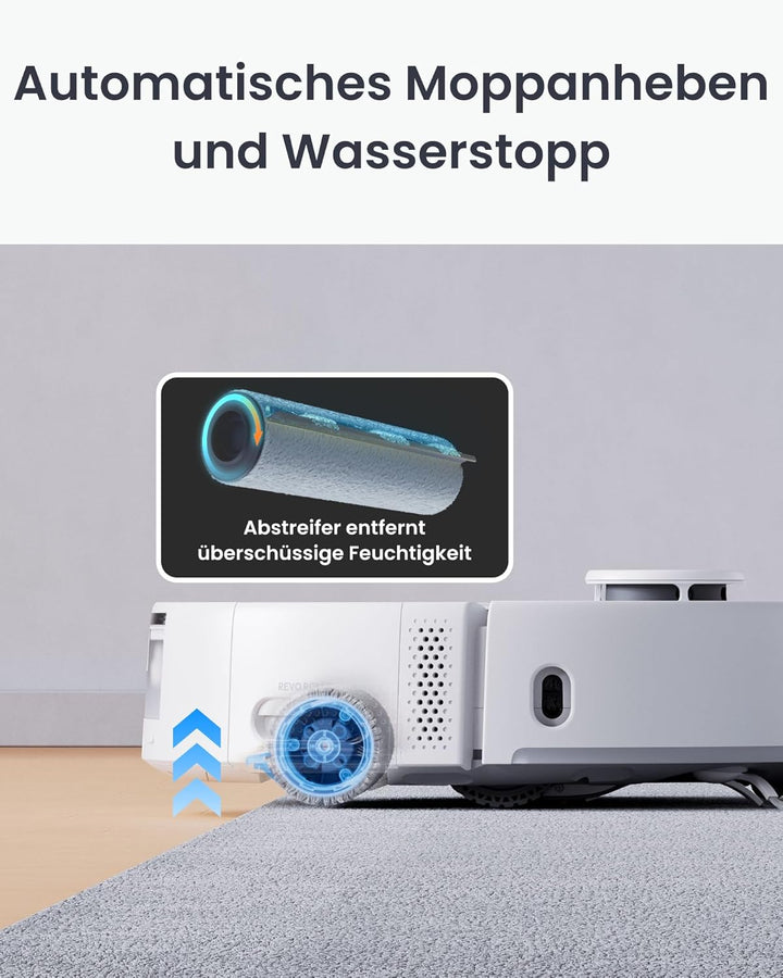 SwitchBot S20 Saugroboter Roboter -10.000 Pa Starke Saugleistung, AI Hindernisvermeidung, Automatisc