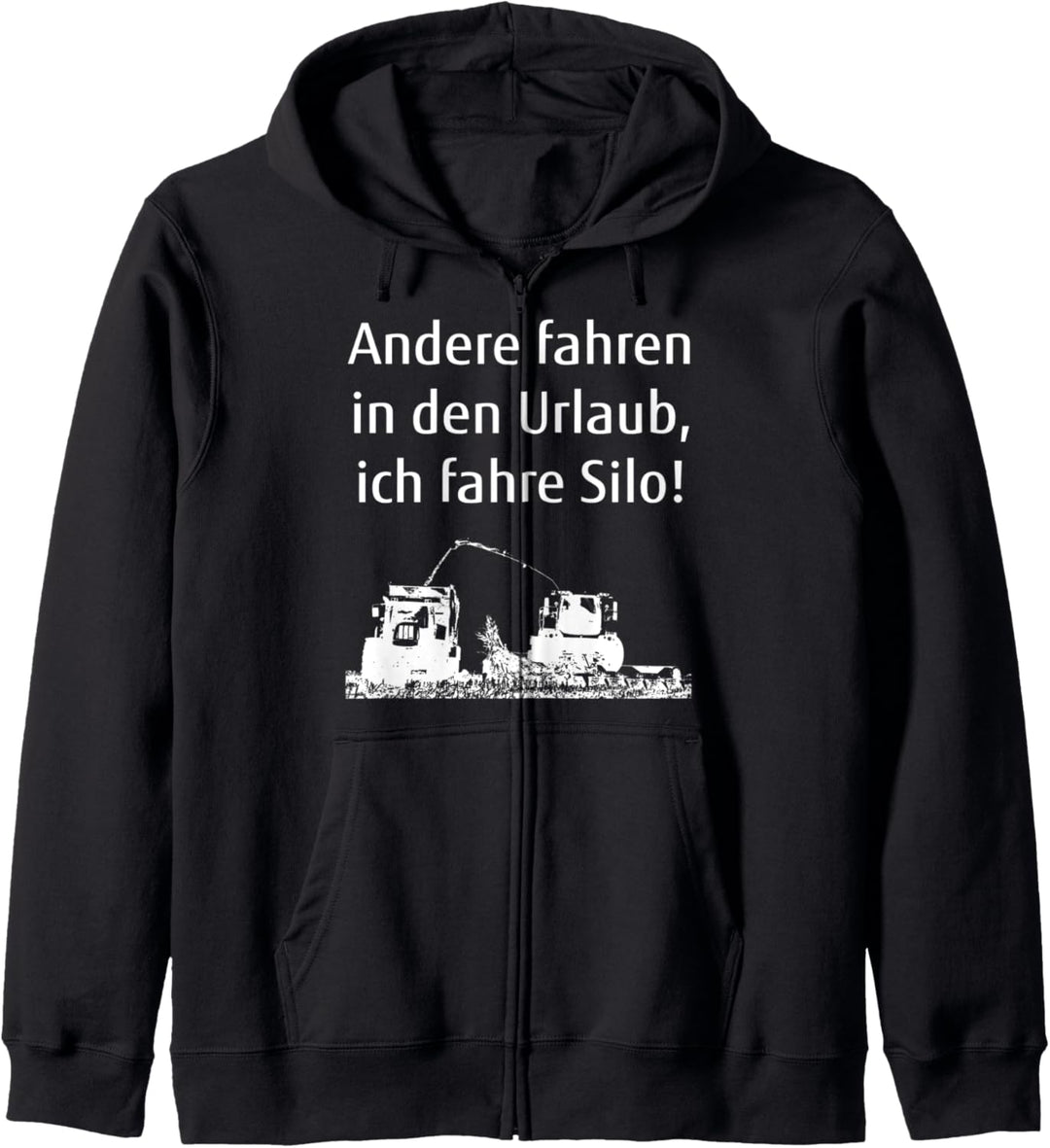 Mais häckseln Silo fahren Landwirt Bauer Landwirtschaft Kapuzenjacke