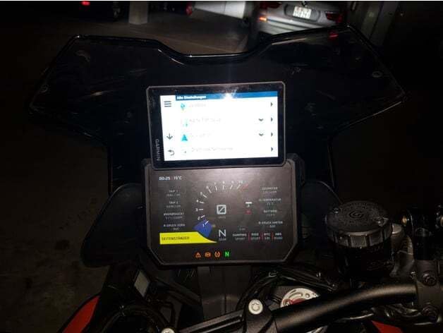 Motorrad Navigationshalterung Halterung für KTM 1290 Super Duke GT | 2019-2024 | Garmin Zumo XT 2019