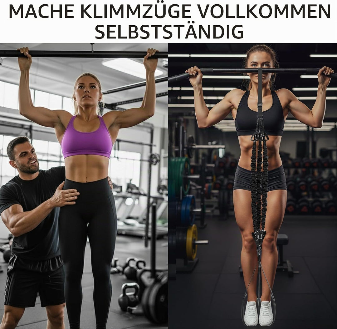 BREAKING LIMITS Klimmzughilfe - Widerstandsbänder Klimmzug Bänder - Pull Up Band - Klimmzugband - Wi