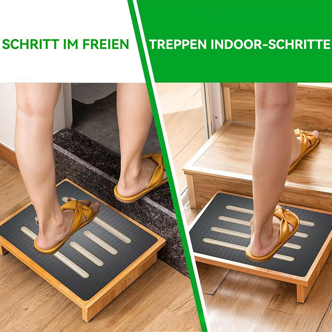 Tritthocker Aus Massivholz Mit Rutschfester Gummiauflage,Einstufiger Hocker–39,8x32x8,8cm,Vielseitig
