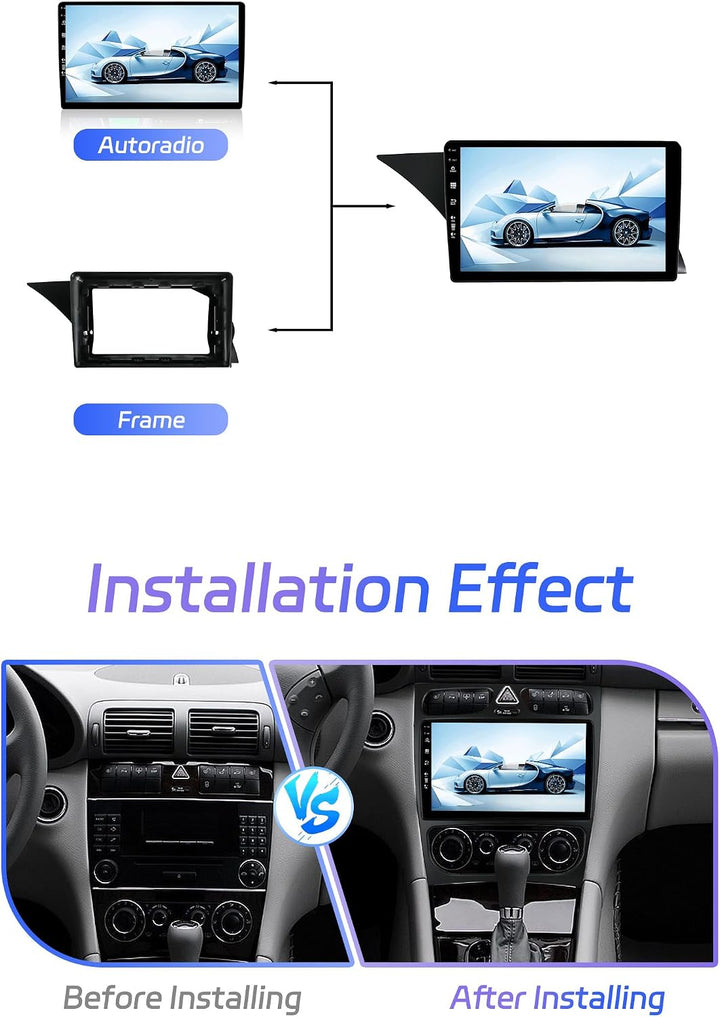 Android 15 IPS Autoradio Passt für Toyota Yaris GRMN (2011-2018) - Eingebautes CarPlay Android Auto