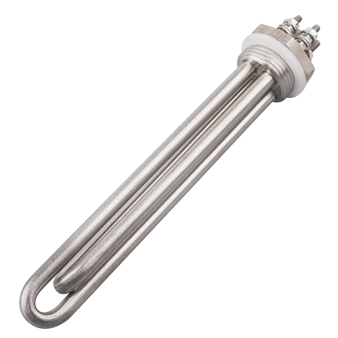 AIICIOO Heizelement Edelstahl 1 Zoll 2U 24V 1200W, 24V 1200W