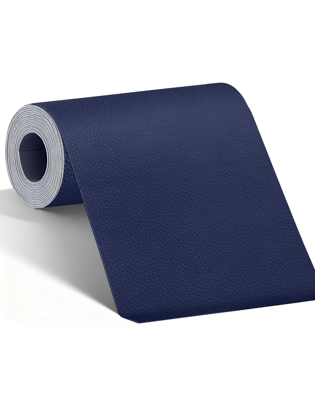 Leder Reparatur Set Glatt Marineblau, 80x180 cm Kunstleder Selbstklebend, Umweltfreundliche & Geruch