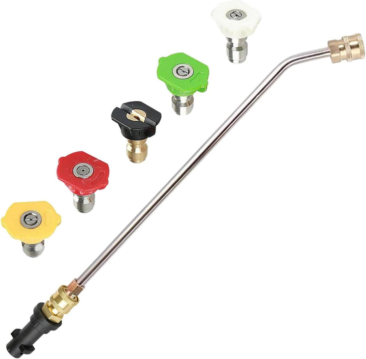 Verlängerungsstab für Hochdruckreiniger, 90 Grad/30 Grad Winkel Sprühlanze für Kärcher K2 K3 K4 K5 K