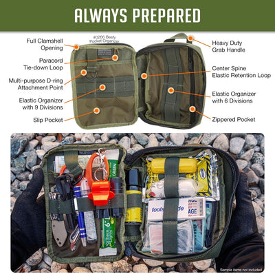 Maxpedition Beefy Pocket Organizer Tasche Einheitsgrösse Grün, Einheitsgrösse Grün
