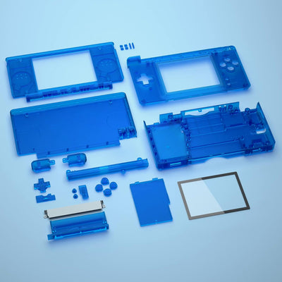 eXtremeRate Ersatz Gehäuse Case für Nintendo DS Lite NDSL, Voll Hülle&Knöpfen&Screen Protector Shell