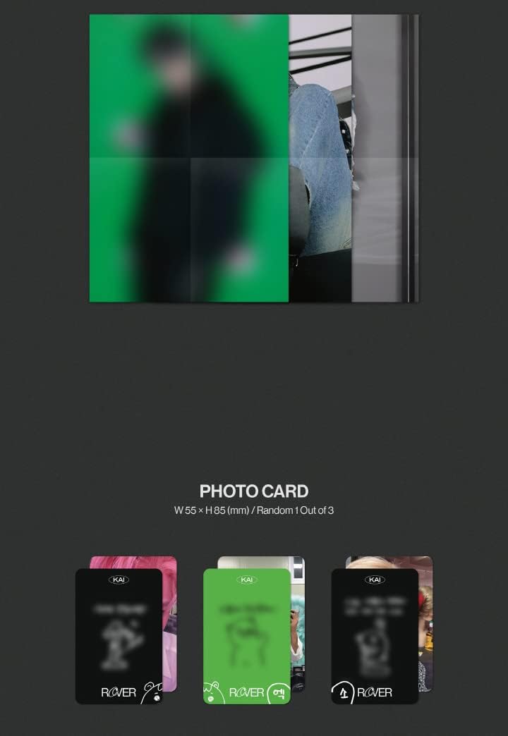 EXO KAI Rover 3rd Mini Album CD+POB+Booklet+Photocard+Tracking Sealed (Photo Book SET(Ver.1+Ver.2)),