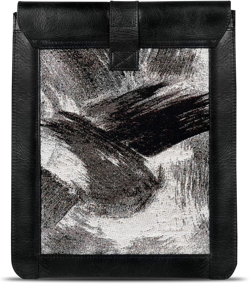 LONDO Echtleder-Ärmeltasche für Ipad - Large Schwarz Large, Schwarz Large