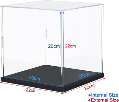ELEpure acryl vitrine schaukasten transparente für Kollektion Lego Figuren Modell staubdichte Aufbew
