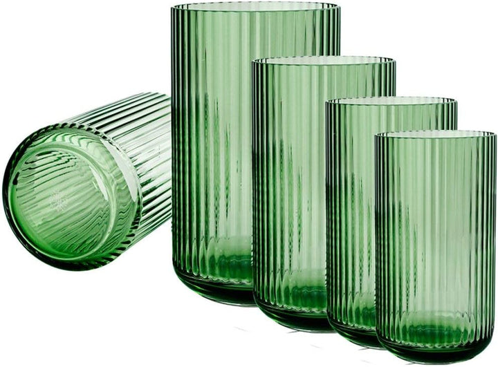 Lyngby Porcelæn Vase H20.5 cm Lyngby aus mundgeblasenem Glas zeitlos, grün H20,5 cm Copenhagen Green