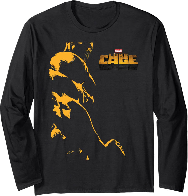 Marvel The Defenders Luke Cage Monochromatic Langarmshirt