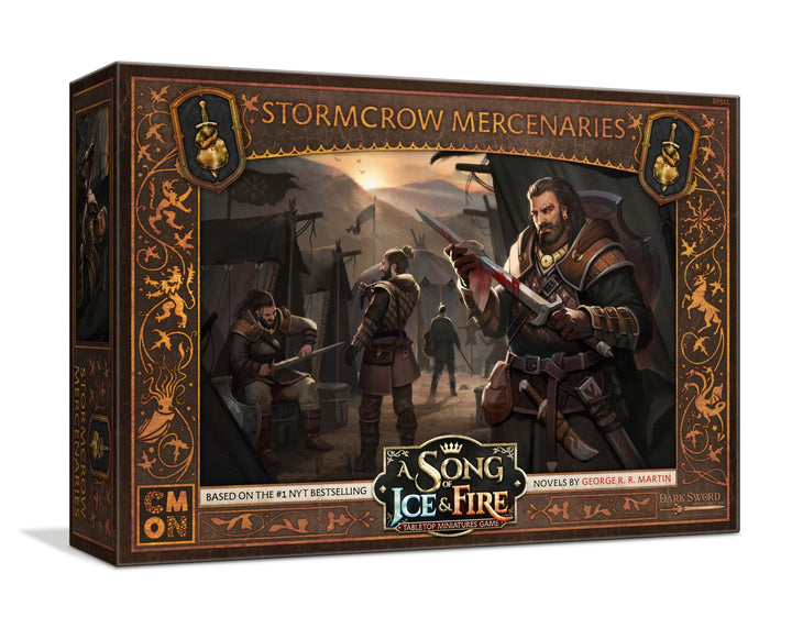 CoolMiniOrNot Inc, Stormcrow Mercenaries Expansion: A Song of Ice and Fire, Miniatures Game, Ages 14