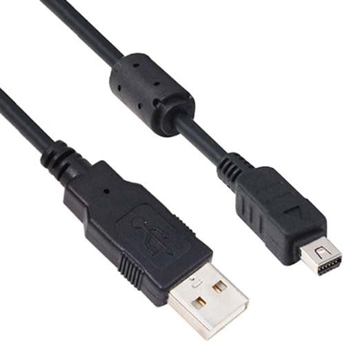 DragonTrading® Datentransfer USB-Kabel für Olympus Digitalkameras, USB CB-USB5 / CB-USB6, kompatibel