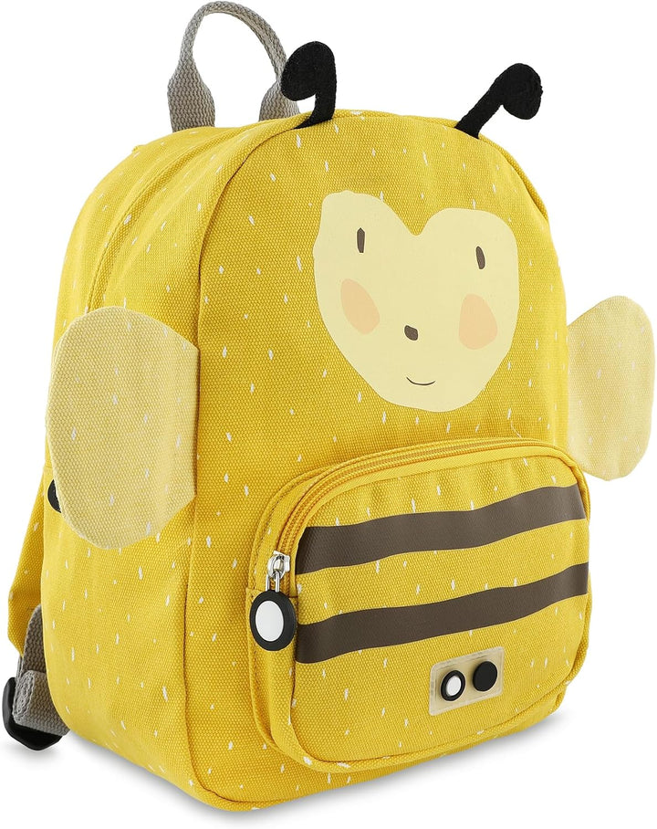 Trixie Rucksack - Rucksack für Kind - für Jungen und Mädchen - Kleiner Turnbeutel Gelb Mrs. Bumblebe