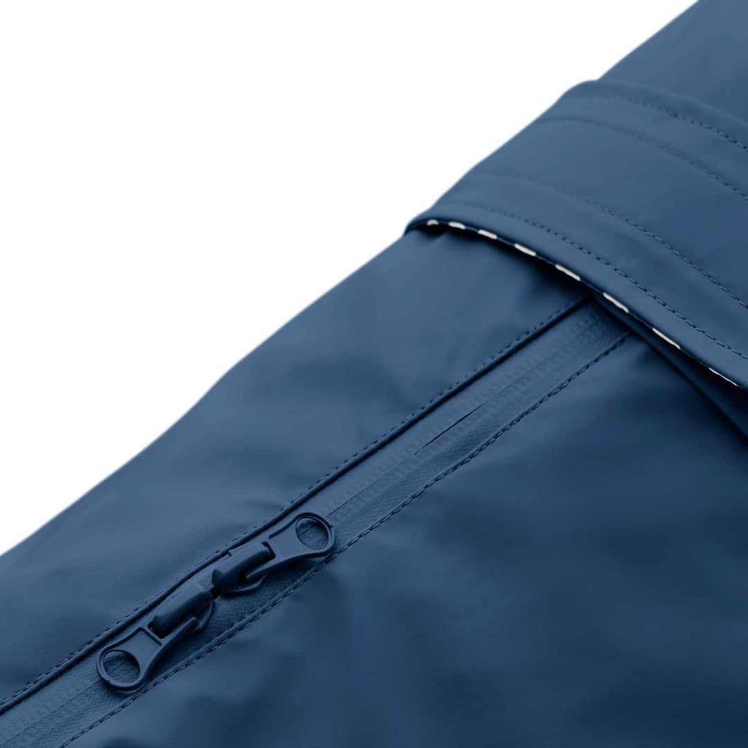 Hunter Hunde-Regenmantel Milford, Farbe: blau, ergonomische Passform für optimalen Schutz, individue