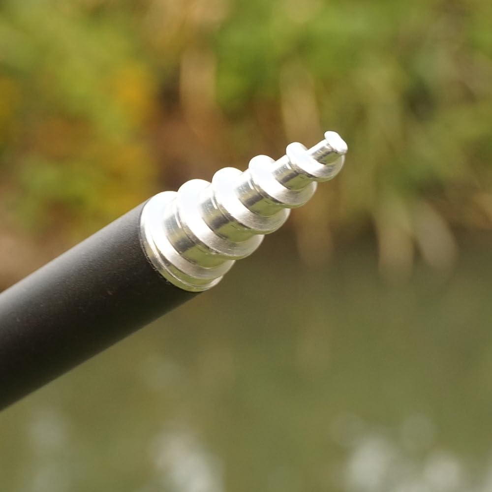 Hirisi Tackle 1 Stück Teleskop-Uferstange aus Aluminium für Karpfenangeln, Angelrutenhalter/Rod-Pod-