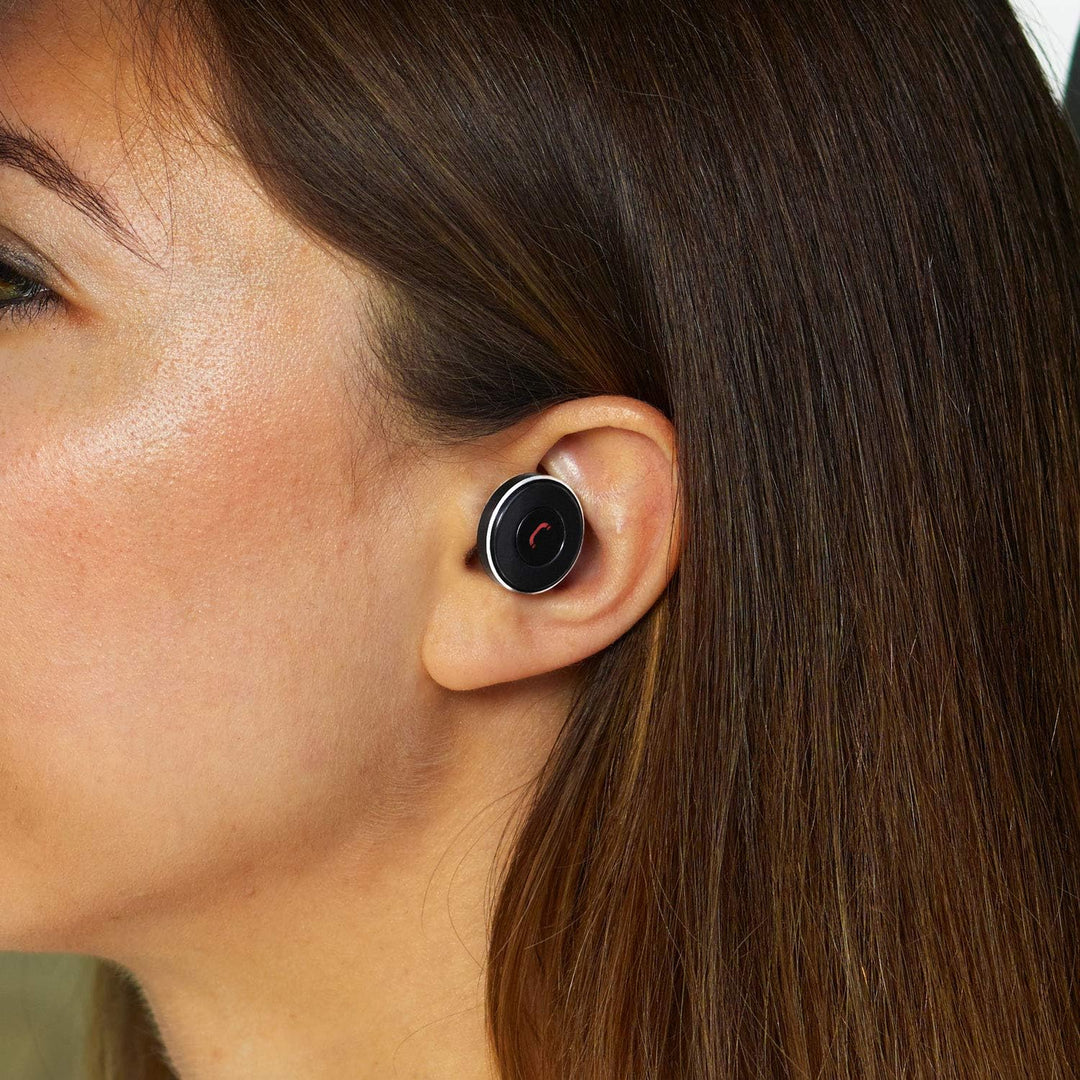 Cartrend 10292 USB-Ladestecker mit Bluetooth Headset, schwarz