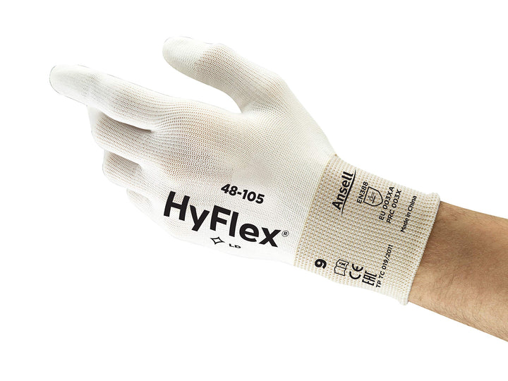 Ansell SensiLite 48-105 Mehrzweckhandschuhe, Mechanikschutz, Weiss, Grösse 7 (12 Paar pro Beutel) 7