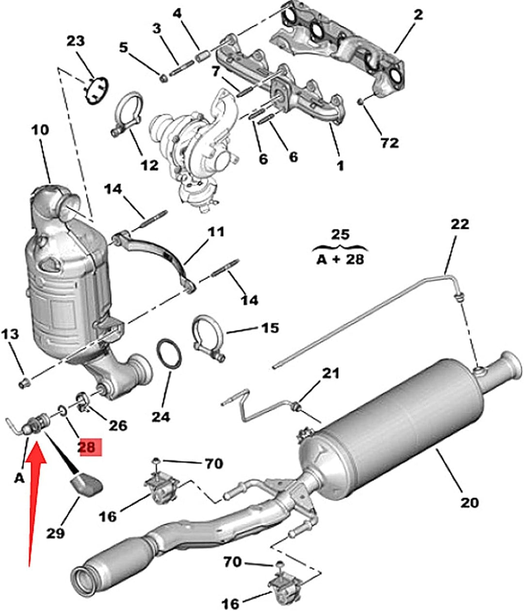 Motor-Einspritzdüse, Aluminiumlegierung, Hohe Qualität, 9802763880, Ersatz für Peugeot