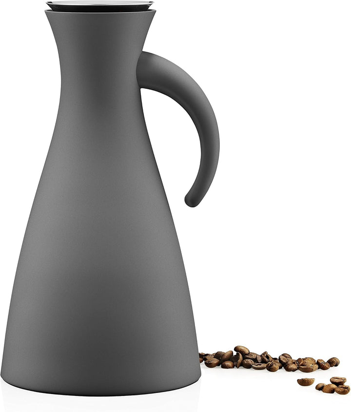 EVA SOLO | Isolierkanne 1,0l Mattgrey | 100% tropffreie | Matt Grau, Matt Grau