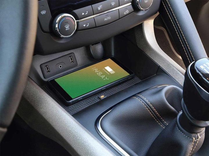 INBAY 10W Handyhalterung Auto Ablagefach Induktiv/Kabellos passend für Renault Kadjar (RFE) 05/2015-