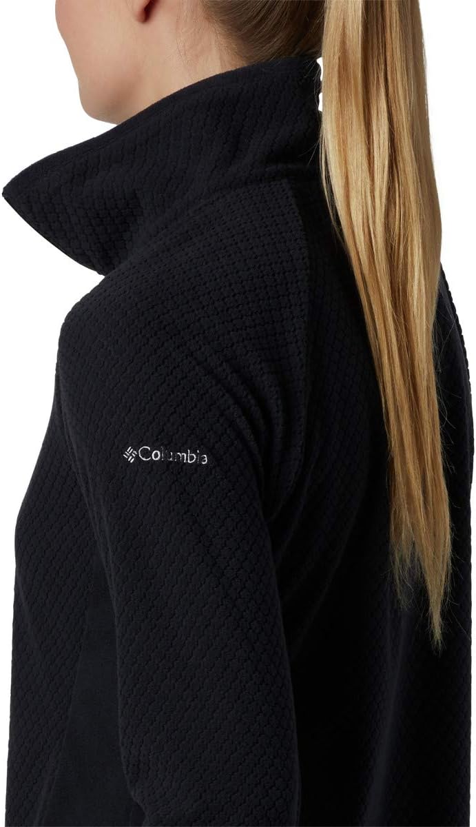 Columbia Damen Glacial™ Iv Print 1/2 Zip Pullover (1er Pack) XL Black Quilt Pattern/Black, XL Black
