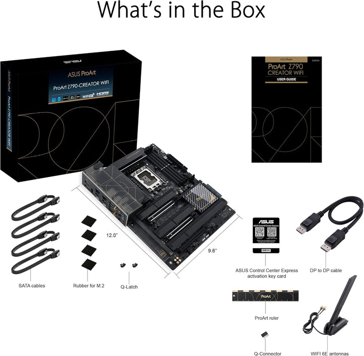 ASUS ProArt Z790-CREATOR WiFi Content Creator Mainboard Sockel Intel LGA 1700 (Intel Z790, PCIe 5.0,