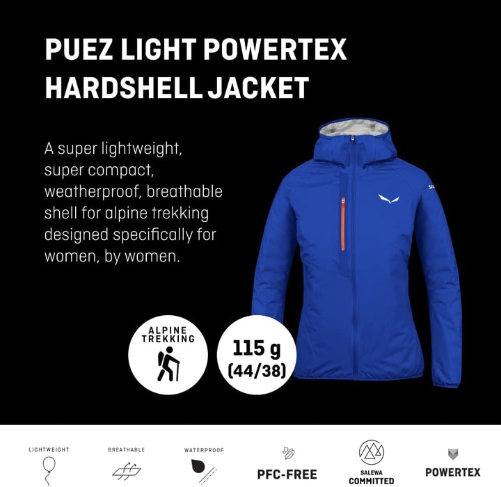 Salewa Damen Puez Light Ptx M Jkt Shell Jacket 40 Calypso Coral, 40 Calypso Coral