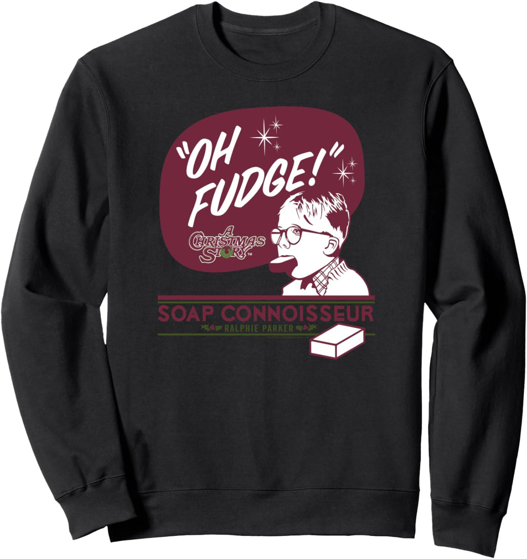 A Christmas Story Oh Fudge Soap Connoisseur Weihnachten Sweatshirt
