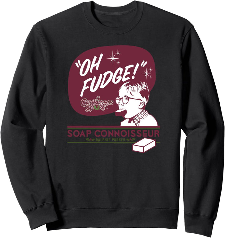 A Christmas Story Oh Fudge Soap Connoisseur Weihnachten Sweatshirt