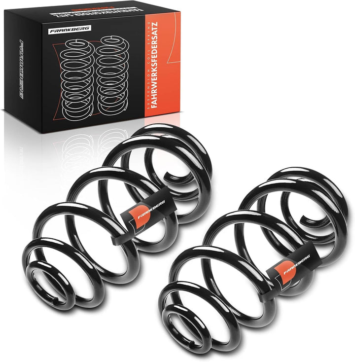 Frankberg 2x Feder Fahrwerksfedern Hinterachse Kompatibel mit A6 4B2 C5 A6 Avant 4B5 1997-2005 P.a.s
