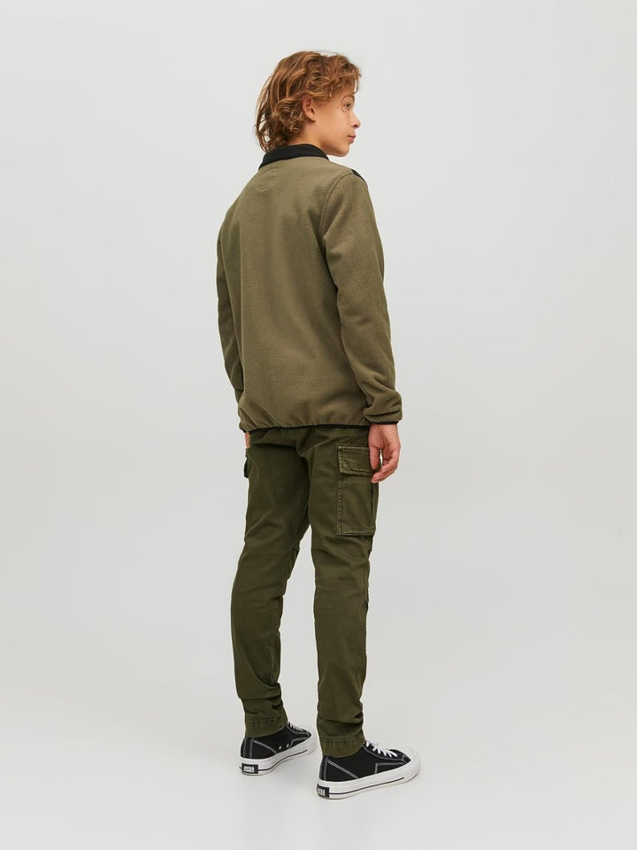 JACK & JONES Boy Chino Hose Chino Hose Junior 134 Olive Night, 134 Olive Night