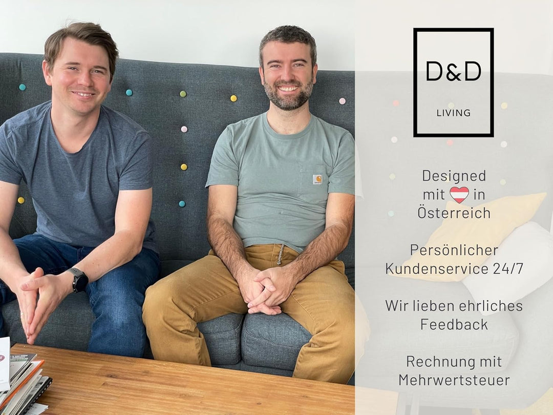 D&D Living® Deko Tablett Rund Ø 30 cm | Design Dekoteller und Dekotablett aus Metall (Weiss matt)