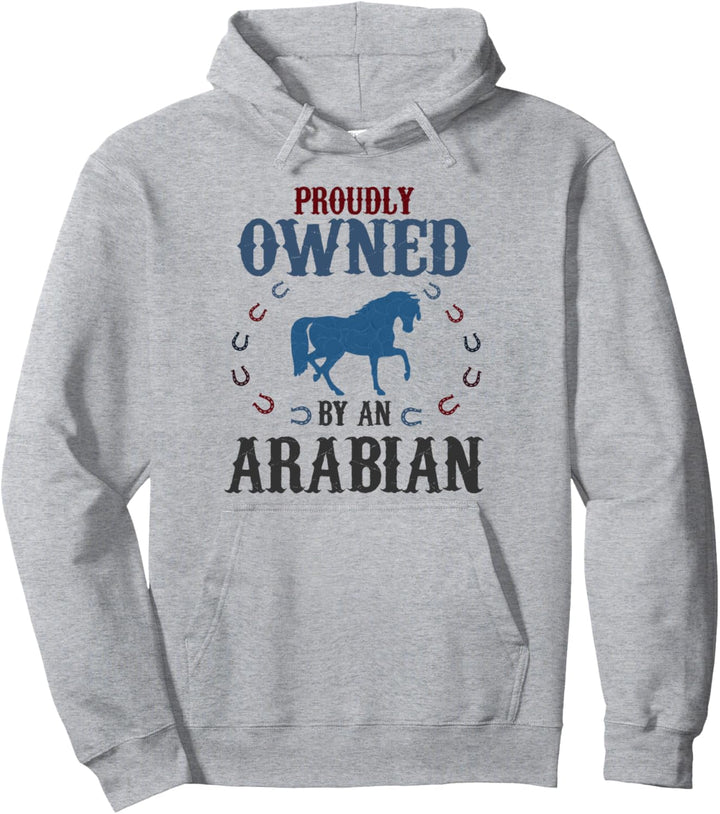 Mit Stolz im Besitz eines Pferdes – Vater Mutter Araber Pullover Hoodie