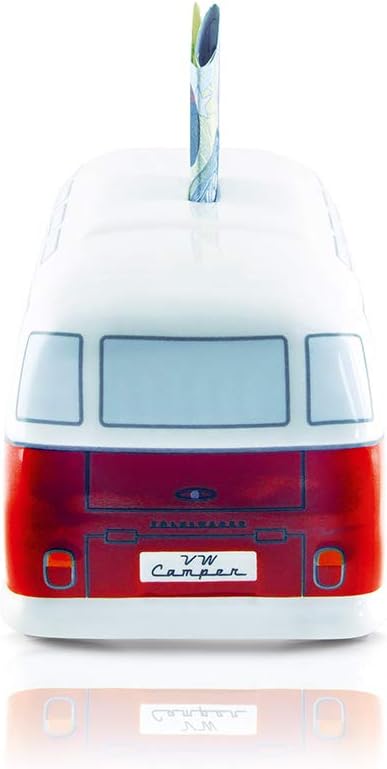 BRISA VW Collection - Volkswagen Spar-Büchse-Schwein-Dose im T1 Bulli Bus Samba Design (Classic Bus/