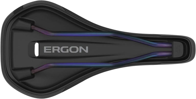 Ergon Herren Sm Enduro Fahrradsattel 9-12cm Stealth Schwarz/Oil-Slick, 9-12cm Stealth Schwarz/Oil-Sl