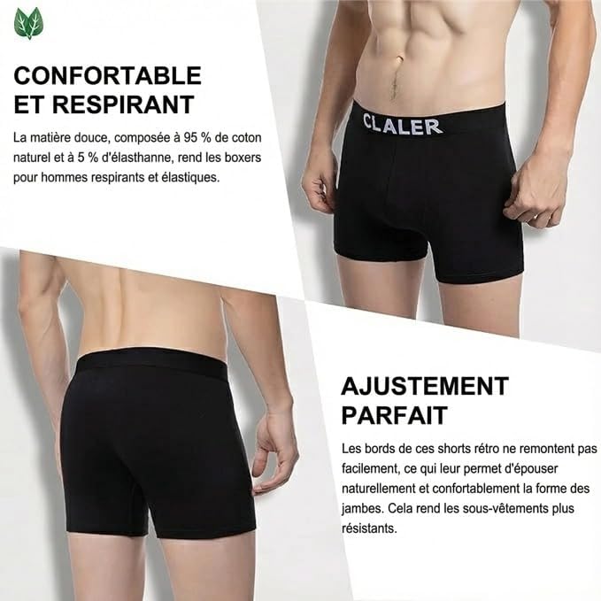 Boxershorts Herren 6er Pack Baumwolle Unterhosen Männer Retroshorts Bequeme und Atmungsaktive Men Un