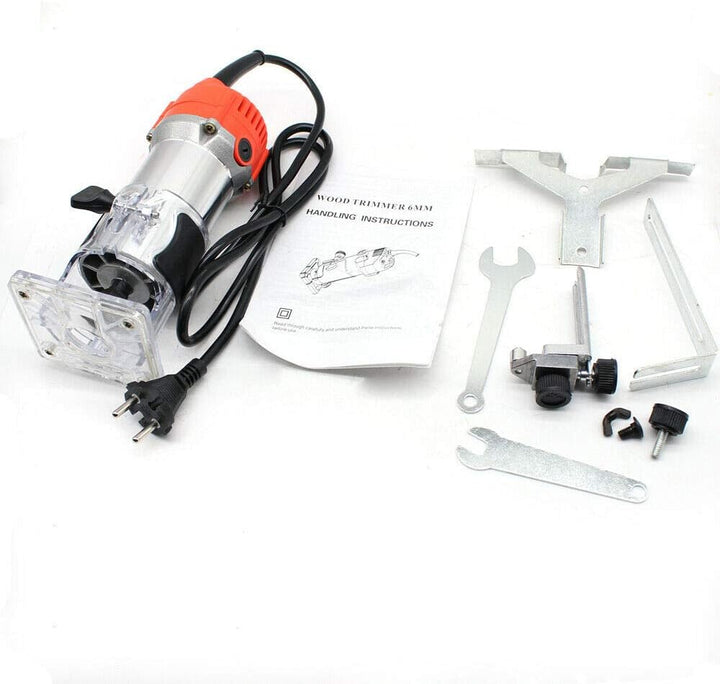 Oberfräse Kantenfräse Electric Hand Trimmer Elektrischer Handschneider Holzlaminat Multifräse Fräse