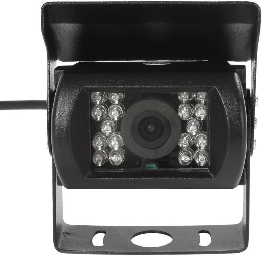 Rückfahrkamera Camecho IR Nachtsicht wasserdichte Rückfahrkamera + 10 Mt 4 Pins Kabel Kit für Auto B